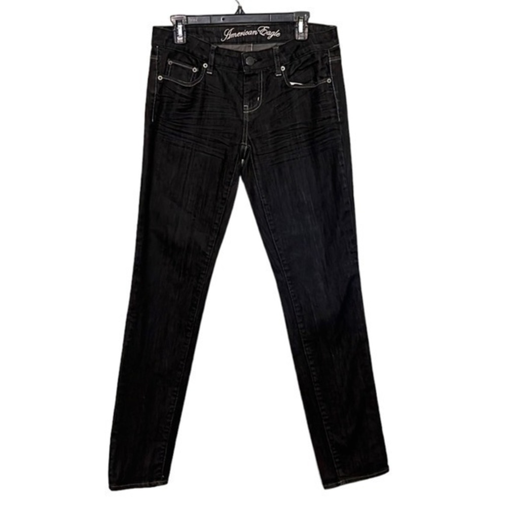 AMERICAN EAGLE Regular Standard Womens Size 6 Jeans, black
